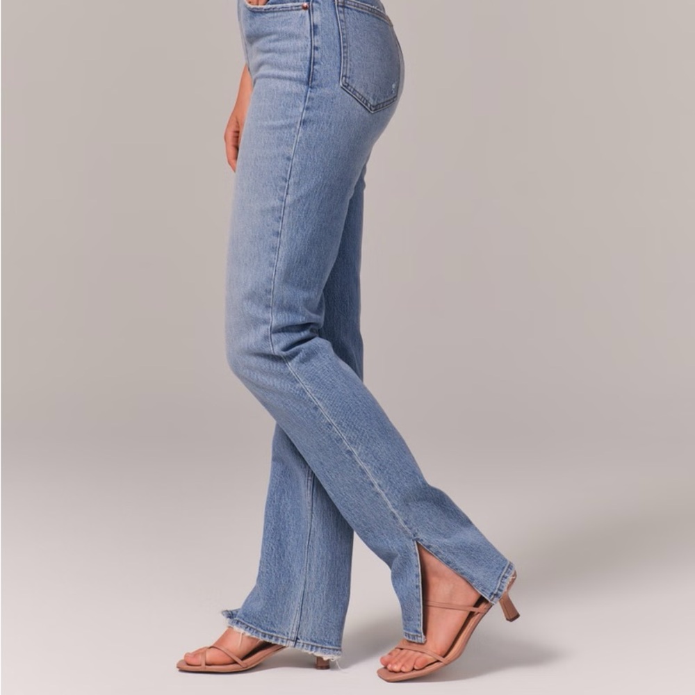 Abercrombie split-hem Jean